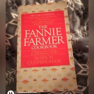 Fannie Farmer Cookbook